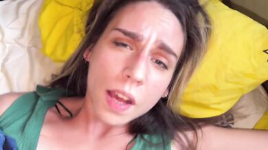 Fat-Assed Stepmom Wakes Up Her Son With Her Sloppy Wet Pussy and Begs To Be Fucked Rough