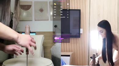 Lana Kane deepthroats hard dildo till creampie screams