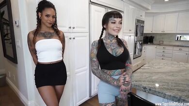 Roommates Destroy The Pool Boy With Rough Threesome Action