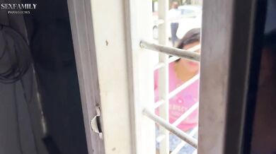 Step sis moans shaking as hard cock fucks her latina curves raw