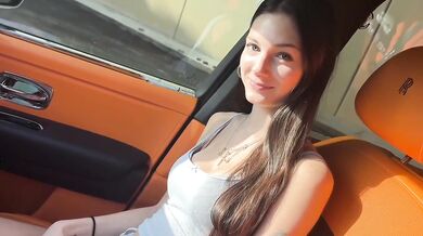 19 Year Old Sophie Tyler Takes Monster Dicks In Rolls Royce Backseat