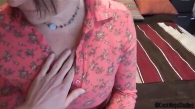Step Mom Suspects Step Son Part 2 big boobs jealous huge tits fucked raw