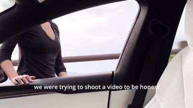 Public blowjob destroys Beatrice Segreti with husband and stranger