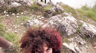 Public blowjob destroys Beatrice Segreti with husband and stranger