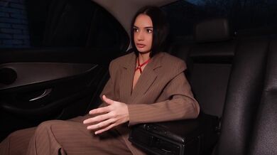 Taxi driver took me to the wrong address and ruined me hard