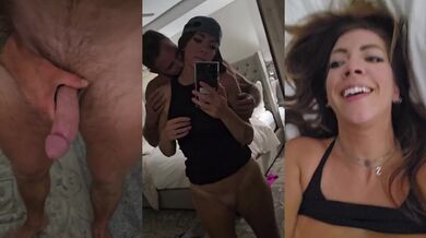 Hot Milf rides big cock till creampie drip down chin