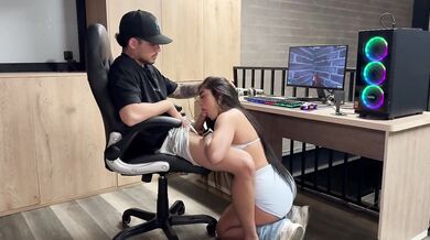 Stepbrother ate my wet vagina first time latina 18 year old Danner Mendez POV