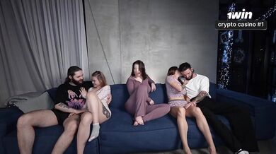 Shy girlfriend took rough pounding and got creampied while watching a movie