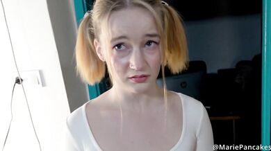 18 Year Old Smashes Neighbors Car She Repays Him With Her Body Multiple Creampies