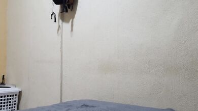 My friend's sister caught masturbating with my big cock stuffed inside her tight pussy