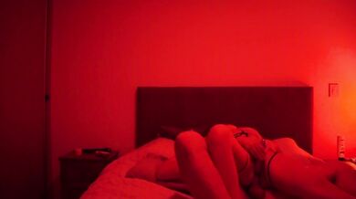 After office ride she grips my cock and moans deep pink pussy