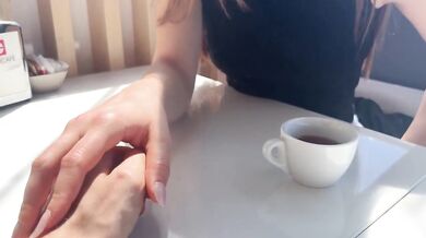First date ruined by sloppy car blowjob and messy cum dump