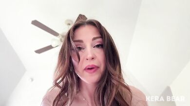 Step mom rides me raw in see-through lingerie leaving messy amateur creampie on my cock