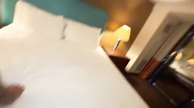 VIP or Temptress cum covered blowjob in the hotel valet's POV