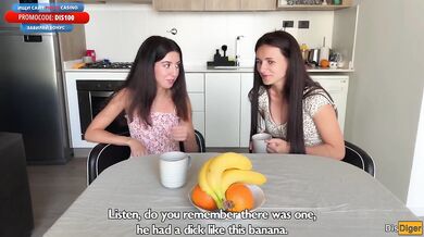 Lucky guy destroys both with sloppy threesome cum play