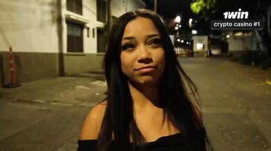 Stepsister destroys my motel room with her rough latina sex