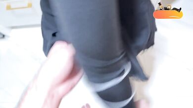 18 year old girl squirts then sucks her own cum from mouth while fingering herself