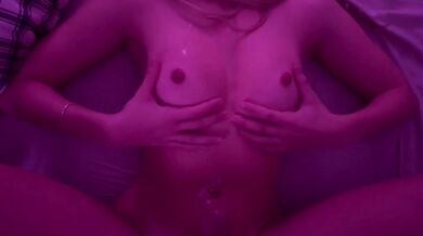 Neighbor’s cheating tits creamed twice doggy while huge cock split her tight cunt