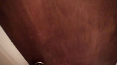 Ebony MILF takes facials while sucking two big dicks raw