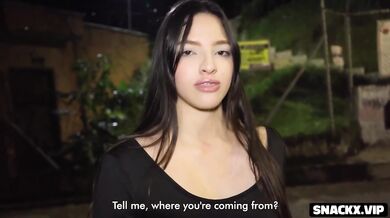 Brunette Latina Teenage 18 year POV Blowjob facial screaming Hard rough sexo duro domination
