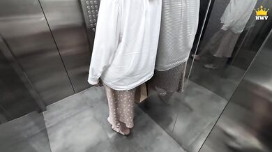 Russian MILF Vika fucks boy in restaurant gets big ass creampie anal