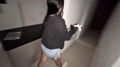 My boss destroys me while wife is away petite latino maid gets throat fucked raw POV