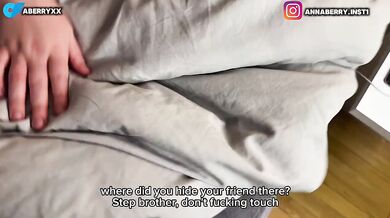 Step sis caught masturbating her squirting pussy raw from behind cowgirl