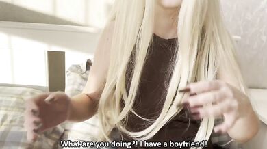 My boyfriend couldn’t pay my rent so the landlord fucked me raw