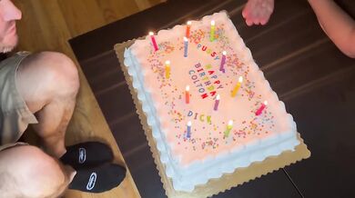 Bisexual Swinger Birthday Foursome destroyed by giant cocks