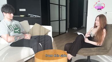 My cheating wife rode the redheaded psychologist till her big tits dripped cum