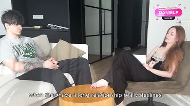 My cheating wife rode the redheaded psychologist till her big tits dripped cum