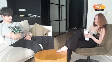 My cheating wife rode the redheaded psychologist till her big tits dripped cum