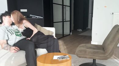 My cheating wife rode the redheaded psychologist till her big tits dripped cum