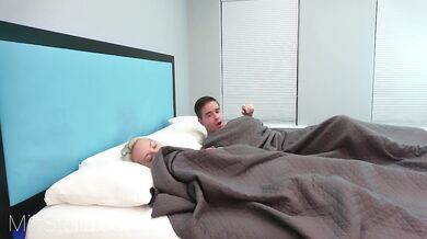 Stepmom Stella Gets Destroyed By Her Stepson Sharing A Bed 4K MILF Blows Him Raw