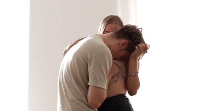 Blonde Mira begs Hard Fuck with Passionate Blowjob and Explosive Cumshot
