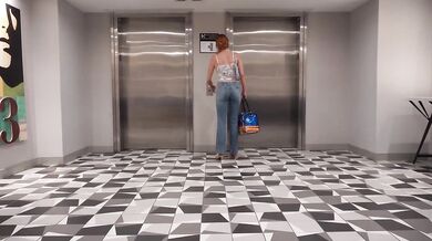 Redhead stranger blows a stranger in a hotel mix-up