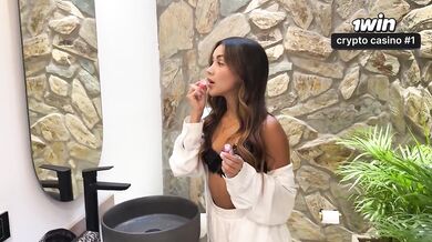 Bathroom blowjob drives my boyfriend wild tearing me apart in steamy POV