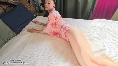 Big Butt Asian Girlfriend Grinds My Cock Raw Anal Rough Ride