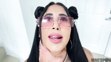 Exotic Latina Valeria Kay destroyed by JMac’s monster cock riding her hard POV