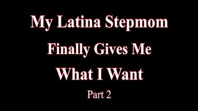 My Latina Stepmom Carmela finally gives me what I want deep throat POV