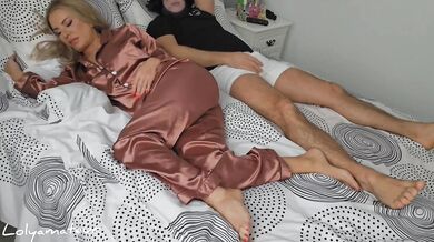 Stepmom wakes up with stepson’s cock buried in her tight ass