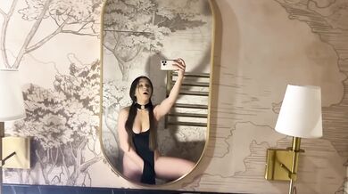 Ex locked in bathroom POV blowjob rides big ass riding dick riding dick mirror fuck