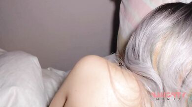 Step-Mom Lets me In her Bed when It's Freezing Freezing her holes raw