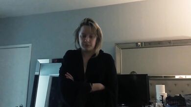 My Big ass blonde step sis love cum taste hard fuck reverse cowgirl