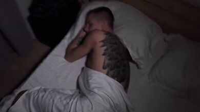 Young cuckold watches stepdad fuck his busty girlfriend raw