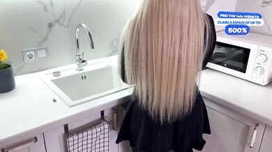 Blonde PAWG destroys me with her big tits and fat ass so I dodge a fine