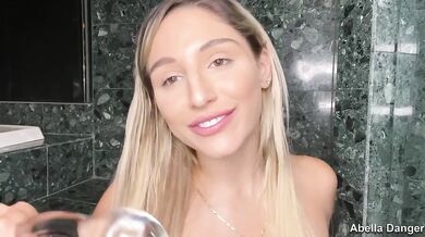 Oiled Up Abella Danger fucks herself raw with toys