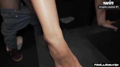 Asian petite teen gets destroyed by rough hard fuck screaming orgasm
