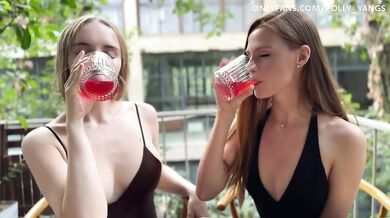 First date nightmare Two 19yo stepsisters ruin his life with their nasty greedy holes