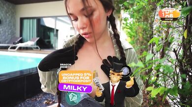 Gardener girl caught outdoors and fucked raw in public while no one watched